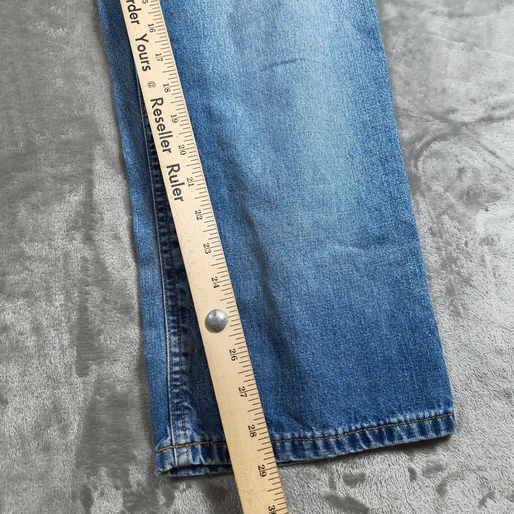 Vintage Polo Ralph Lauren Saturday Jeans Womens 34x29 Blue Straight Leg Y2K - Picture 11 of 13
